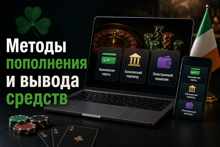 Методы пополнения счета и вывода средств